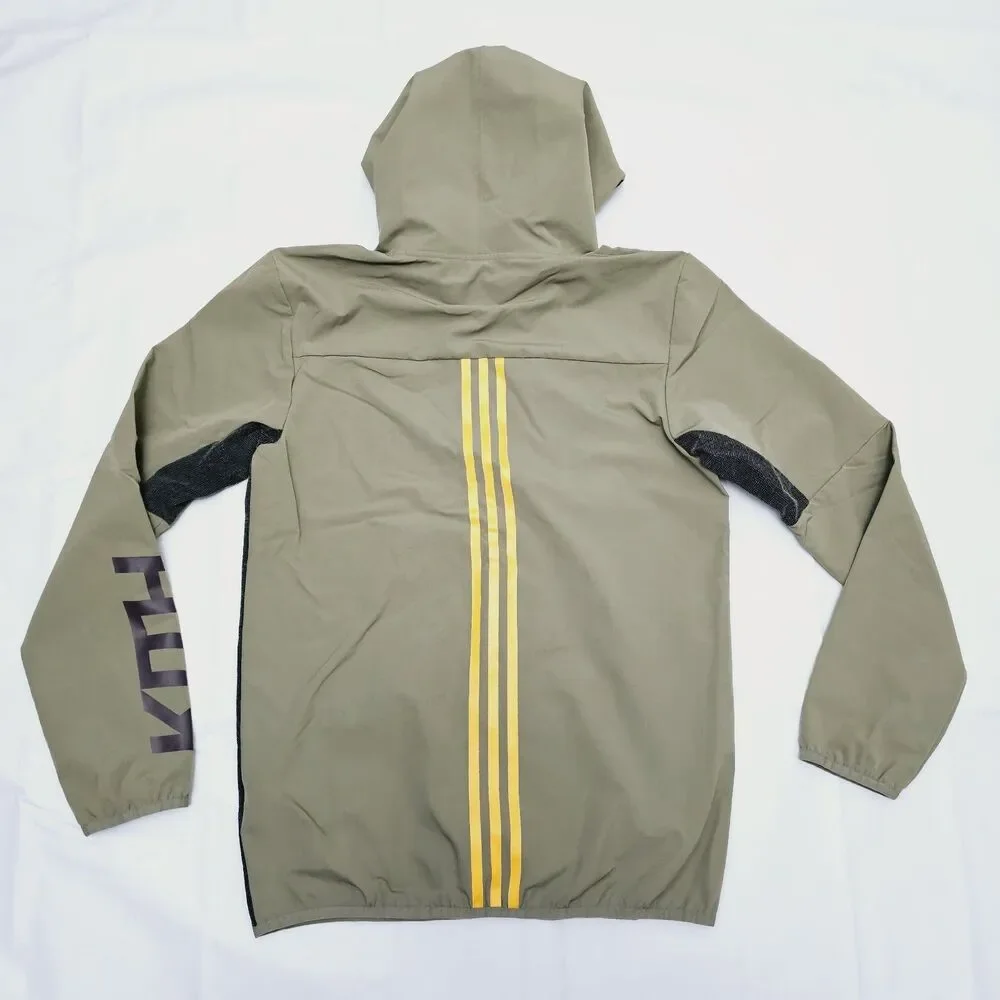 Adidas x Kith Rays Piste Mens XS‎ Hoodie Sweater Pullover Green Olive Streetwear